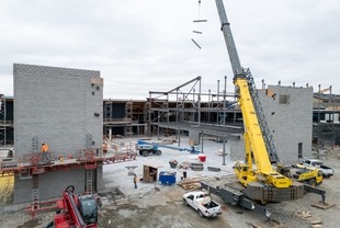 Structural steel going in - PH1 11/19/2025