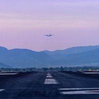 aircraft takeoff early morning